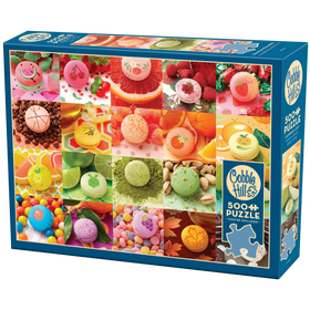 Cobble Hill Puzzles: Nom Nom Macarons (500pcs)