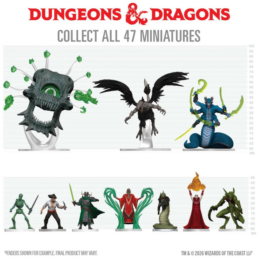 Dungeons & Dragons Miniatures: Icons of the Realms - Arcana Unleashed - Deadfall - Booster Pack (PREORDER)