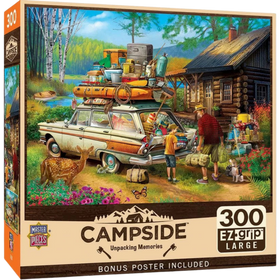 MasterPieces Puzzles: Campside - Unpacking Memories (300pcs, EZ Grip)
