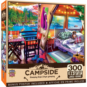 MasterPieces Puzzles: Campside - Glamping Style (300pcs, EZ Grip)