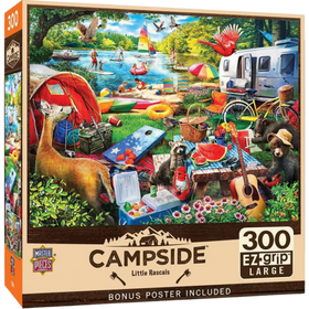 MasterPieces Puzzles: Campside - Little Rascals (300pcs, EZ Grip)