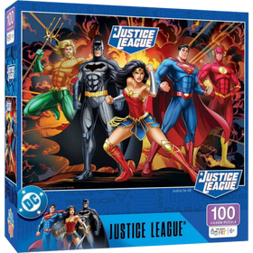 MasterPieces Puzzles: Justice League - Justice For All (100pcs)