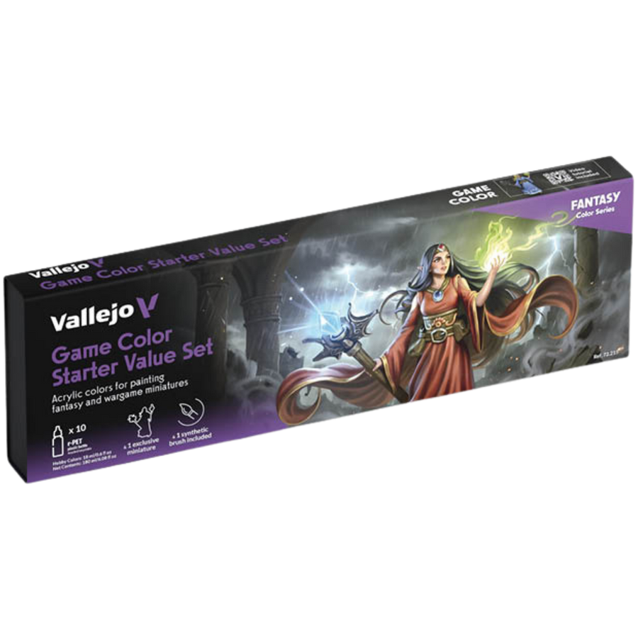 Acrylicos Vallejo: Game Color Starter Value Set - Fantasy Color Series 18ml (10ct) (PREORDER)