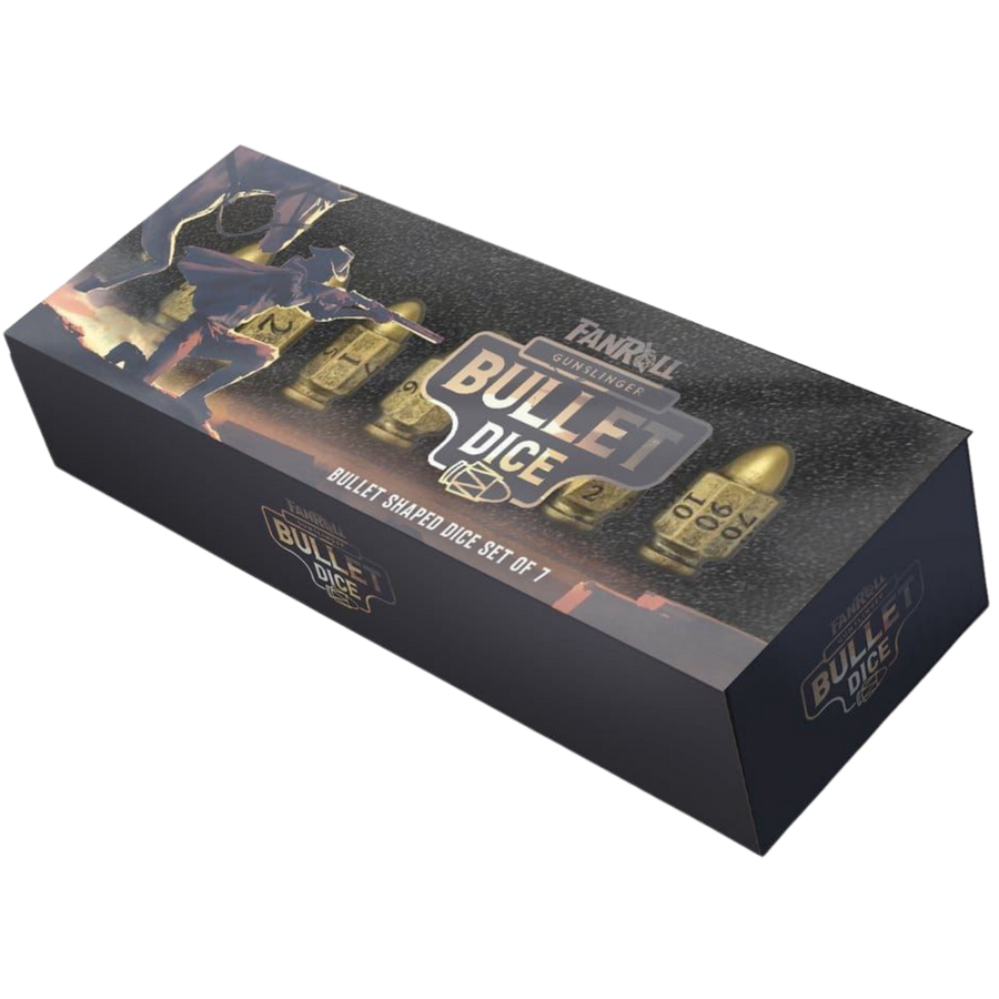 FanRoll: Gunslinger Bullet Dice Set (7ct) (PREORDER)