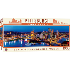 MasterPieces Puzzles: Panoramic - Pittsburgh, Pennsylvania (1000pcs)