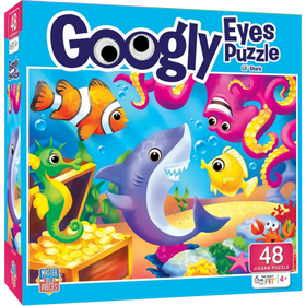 MasterPieces Puzzles: Googly Eyes - Lil Shark & Friends (48pcs)