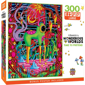 MasterPieces Puzzles: Wonderous Worlds - Time to Pretend (300pcs, EZ Grip)