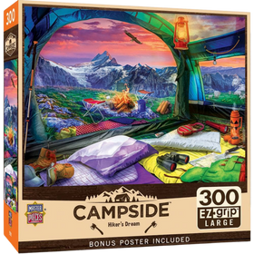 MasterPieces Puzzles: Campside - Hiker's Dream (300pcs, EZ Grip)