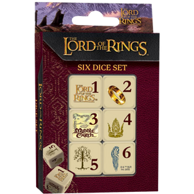 Lord of the Rings D6 Gaming Dice Set (6pcs)