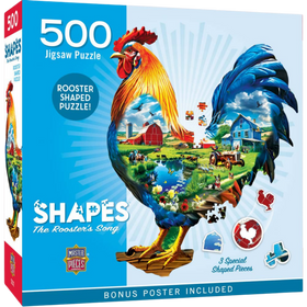 MasterPieces Puzzles: Shapes - The Rooster's Song (500pcs)