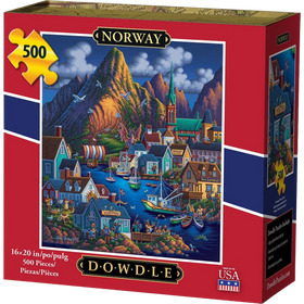 Boardwalk Puzzle Company: Norway (500pcs)