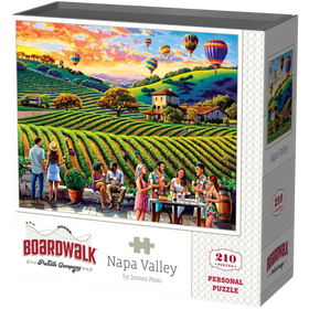 Boardwalk Puzzle Company: Napa Valley - Personal Puzzle (210pcs)