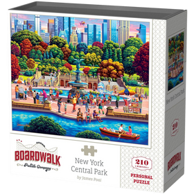 Boardwalk Puzzle Company: New York Central Park - Personal Puzzle (210PCS)