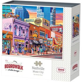 Boardwalk Puzzle Company: Nashville Music City (500pcs)