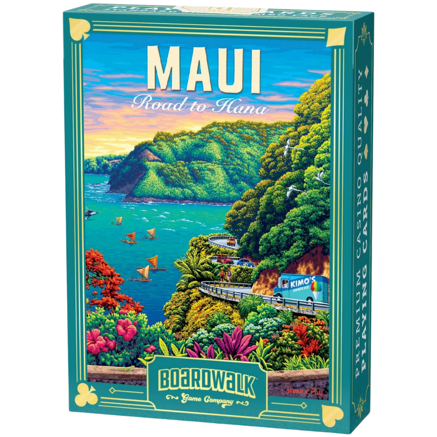 Boardwalk Puzzle Company: Maui Road To Hana Playing Cards