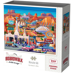 Boardwalk Puzzle Company: Route 66 - Personal Puzzle (210pcs)