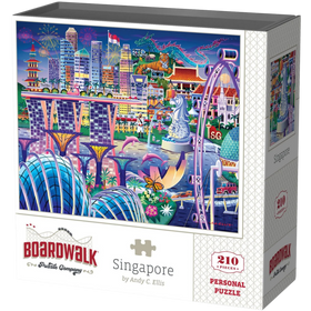 Boardwalk Puzzle Company: Singapore - Personal Puzzle (210pcs)