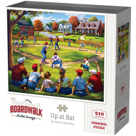 Boardwalk Puzzle Company: Up At Bat - Personal Puzzle (210pcs)