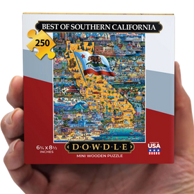 Boardwalk Puzzle Company: Best of Southern California - Mini Puzzle (250pcs)