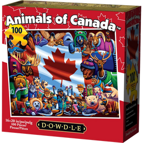 Boardwalk Puzzle Company: Animals of Canada (100pcs)