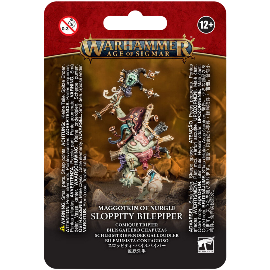 Warhammer Age of Sigmar: Maggotkin of Nurgle - Sloppity Bilepiper (Red Box)