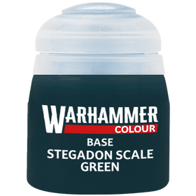 Warhammer Colour Paint: Base - Stegadon Scale Green (12ml)