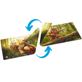 Gamegenic Double-sided Playmat: Star Wars Unlimited - Wicket & Ewok Archers (PREORDER)