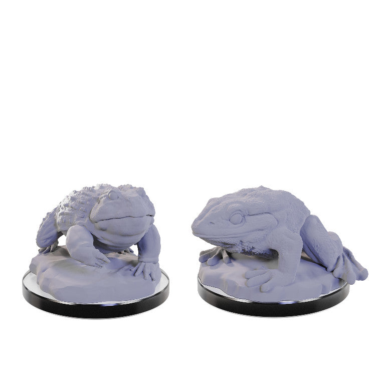 Wizkids Deep Cuts Unpainted Miniatures: Giant Frogs (Wave 22)