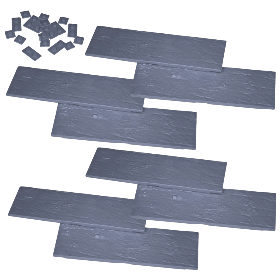 Kings of War 4E: Modular Plastic Base Set 120x40 (8)