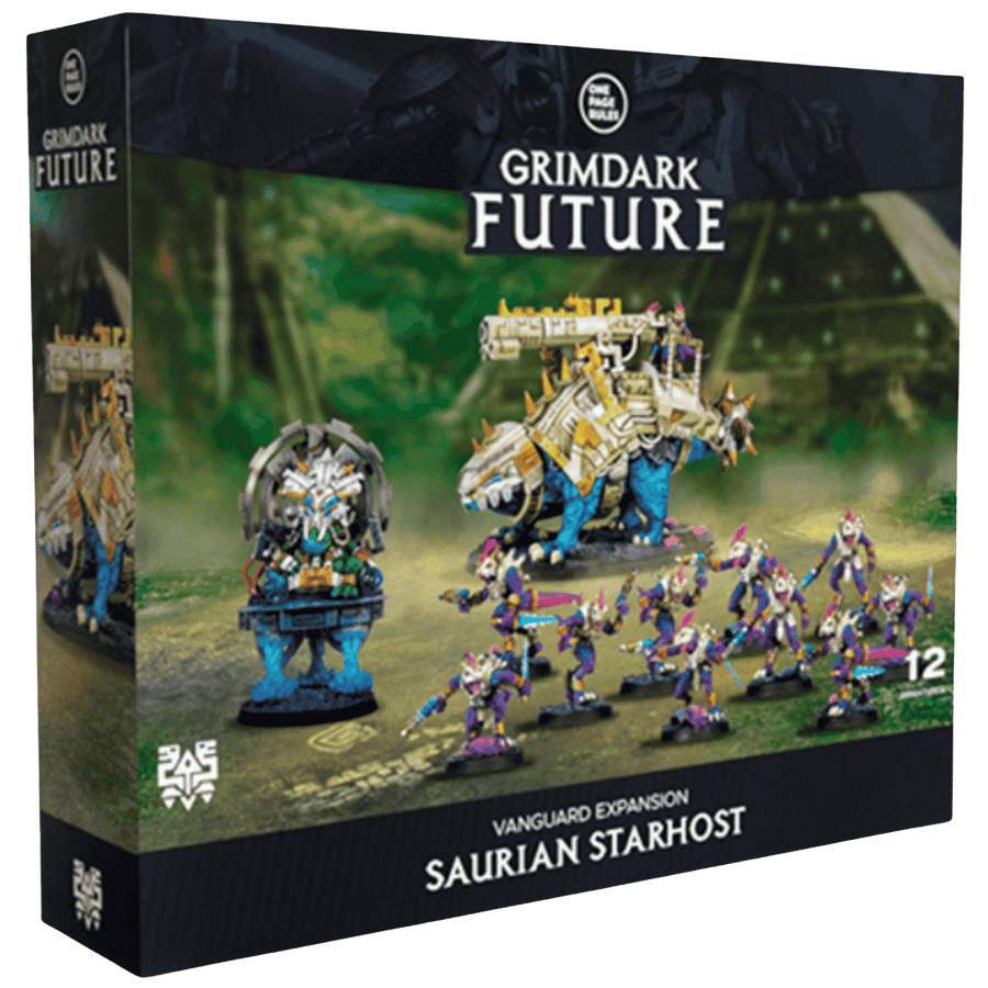 One Page Rules: Grimdark Future - Saurian Starhost Vanguard Expansion