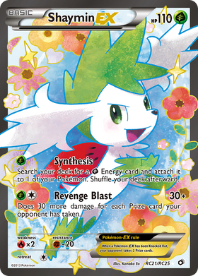 Shaymin-EX RC21/113 - Legendary Treasures Holofoil (MP)