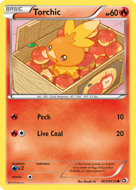 Torchic RC5/113 - Legendary Treasures Holofoil (HP)