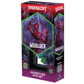Sirius Dice: Dungeons & Dragons Adventure Dice Set - Warlock - Purple/Green (14)