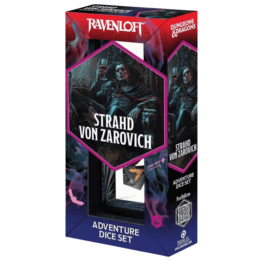 Sirius Dice: Dungeons & Dragons Adventure Sharp-Edged Dice Set - Darklord Strahd Von Zarovich (7)