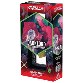 Sirius Dice: Dungeons & Dragons Adventure Round-Edged Dice Set - Darklord Viktra Mordenheim