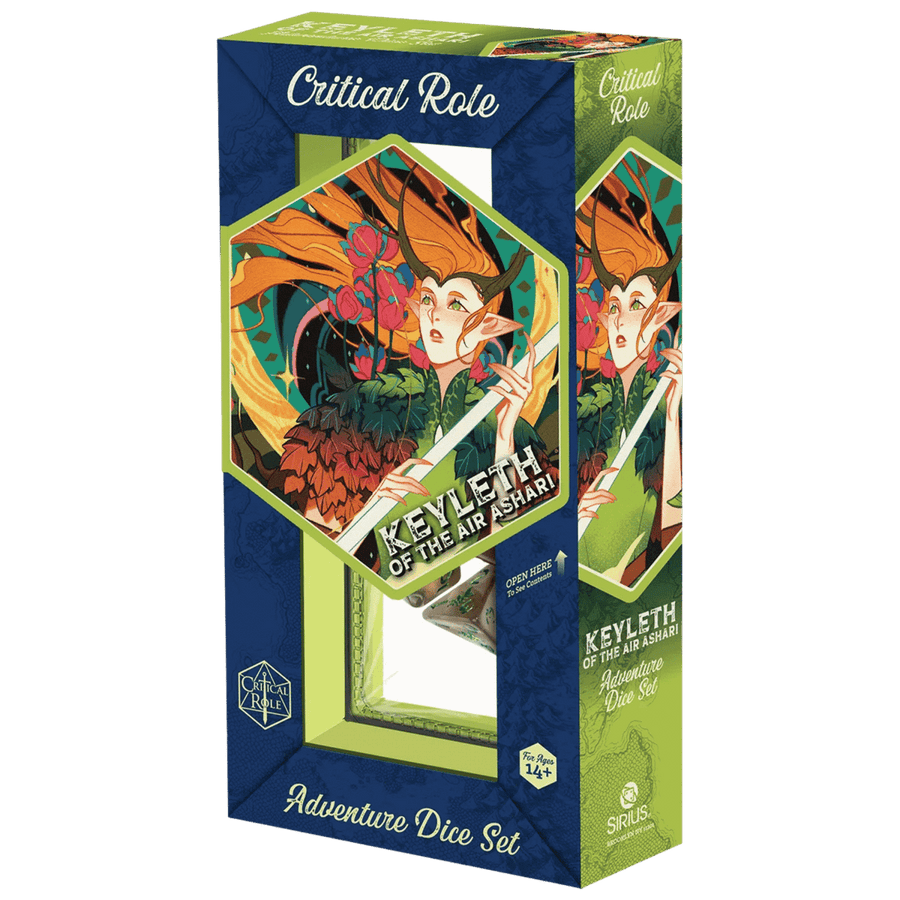 Sirius Dice: Critical Role Vox Machina Adventure Dice Set - Keyleth