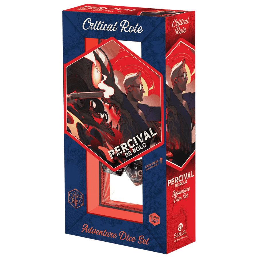 Sirius Dice: Critical Role Vox Machina Adventure Dice Set - Percival de Rolo (PREORDER)