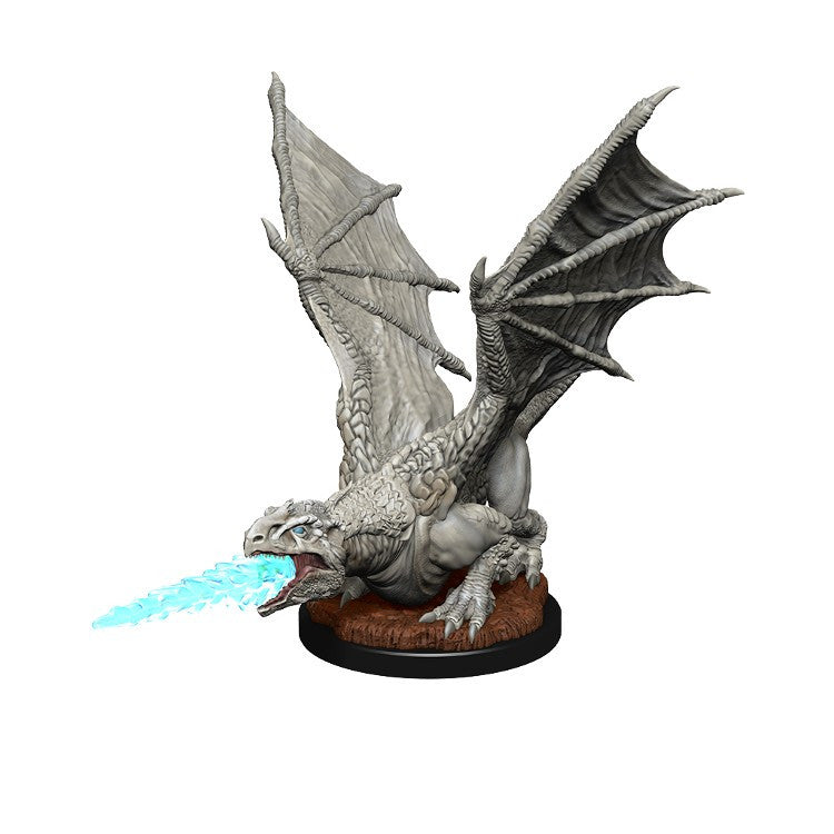 Dungeons & Dragons Nolzur's Marvelous Unpainted Miniatures: White Dragon Wyrmling