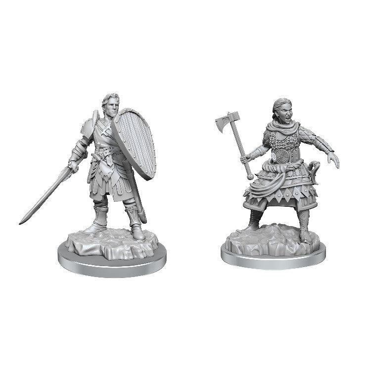 Dungeons & Dragons: Nolzur's Marvelous Unpainted Miniatures - Human Fighters