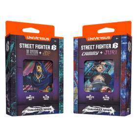 UniVersus TCG: Street Fighter 6 - Cammy + Juri / M. Bison + JP - Challenger Series Deck (Set of 2) (PREORDER)