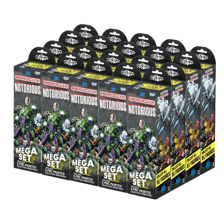 DC HeroClix: Notorious Booster Case (20)