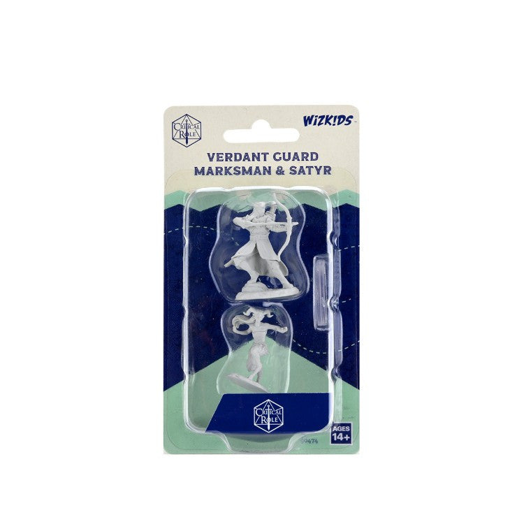 Critical Role Unpainted Miniatures: Verdant Guard Marksman & Satyr (Wave 2)