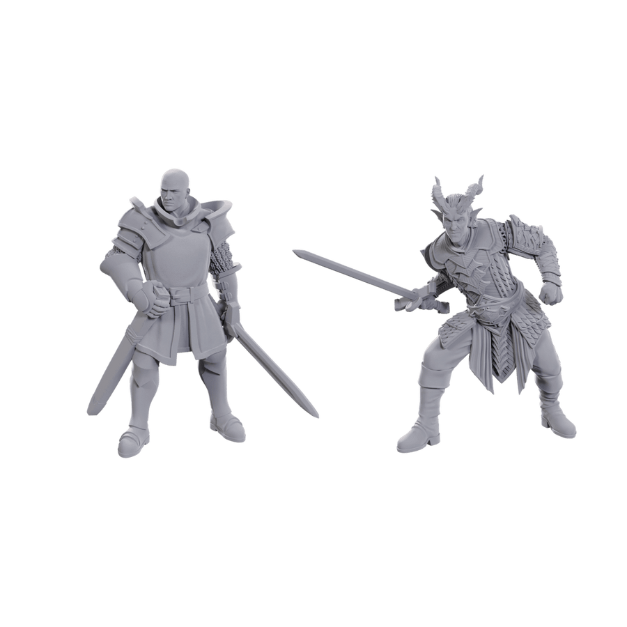Dungeons & Dragons: Nolzur's Marvelous Unpainted Miniatures - Special Edition Baldur's Gate 3 - Ulder Ravengard & Zevlor