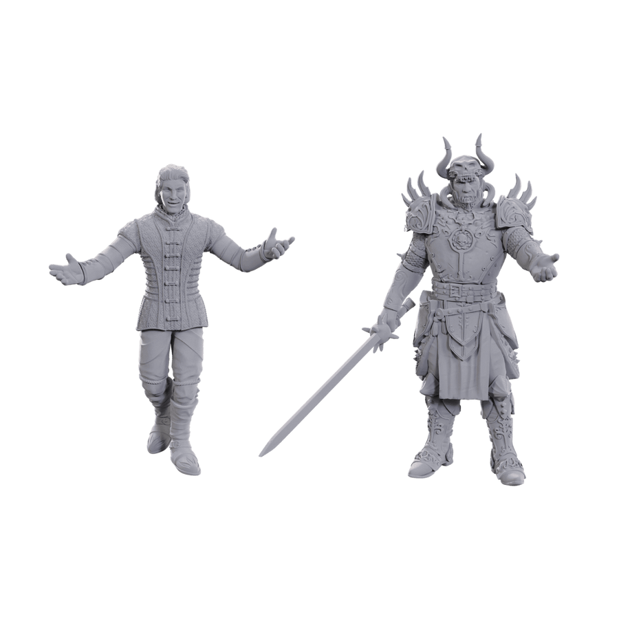 Dungeons & Dragons: Nolzur's Marvelous Unpainted Miniatures - Special Edition Baldur's Gate 3 - Sarevok Anchev & Raphael