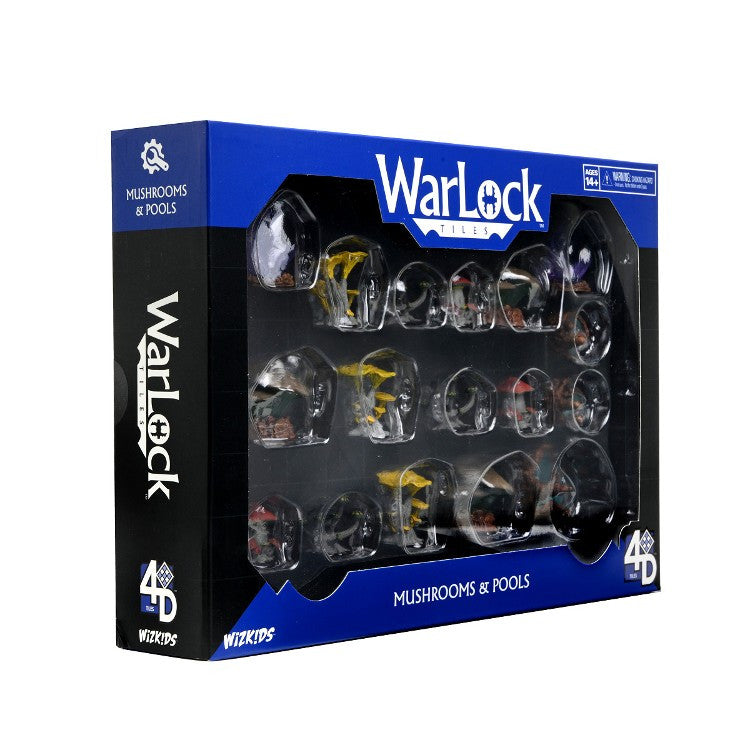 Warlock Tiles: Mushrooms & Pools - Caverns Accessory