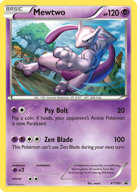 Mewtwo XY100/211 - XY Black Star Promos Holofoil (HP)