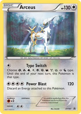 Arceus XY197/211 - XY Black Star Promos Holofoil (HP)