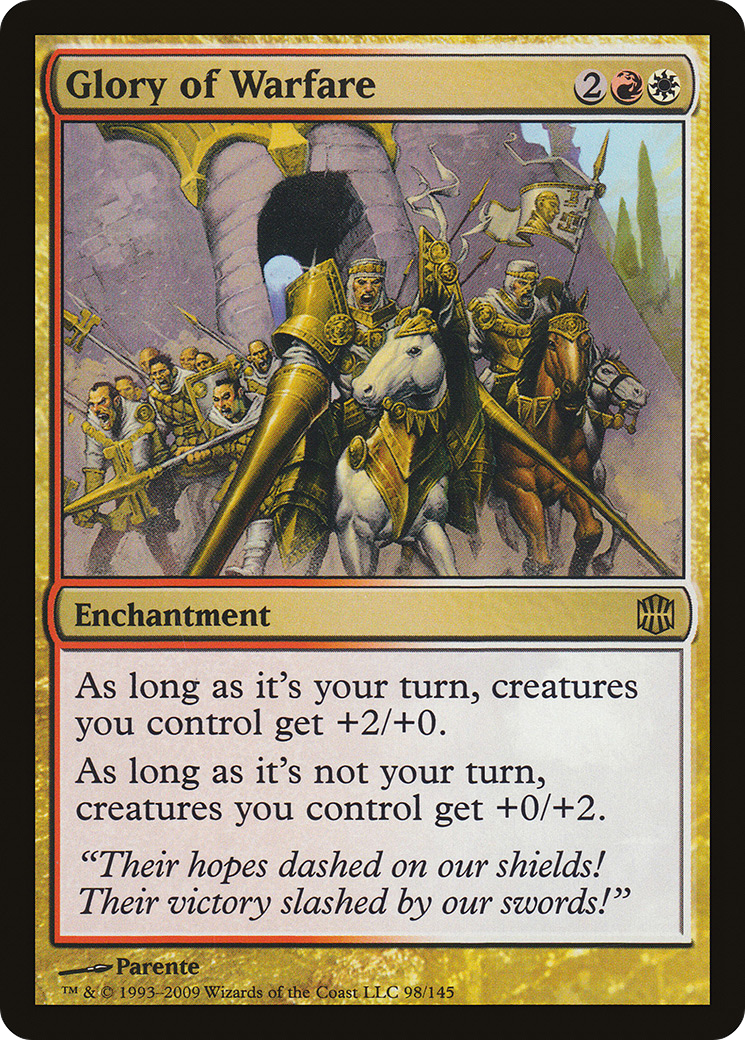 Glory of Warfare (ARB-098) - Alara Reborn