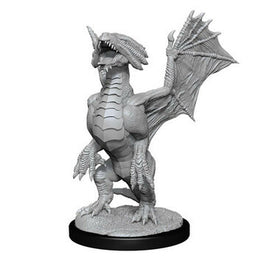 Dungeons & Dragons: Nolzur's Marvelous Unpainted Miniatures - Bronze Dragon Wyrmling & Pile of Sea Found Treasure (Wave 13)