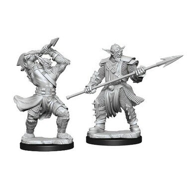 Critical Role Unpainted Miniatures: Male Bugbear Fighter (Wave 1)